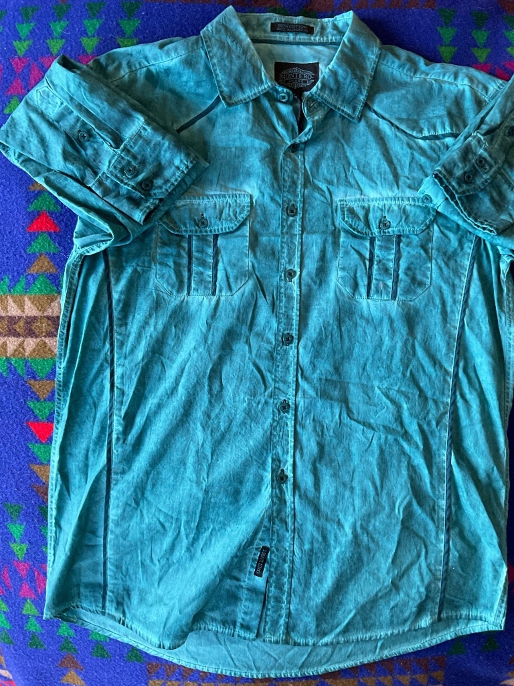 Brand New with Tags, Montero Jeans, Long Sleeve Western Button Down (L)